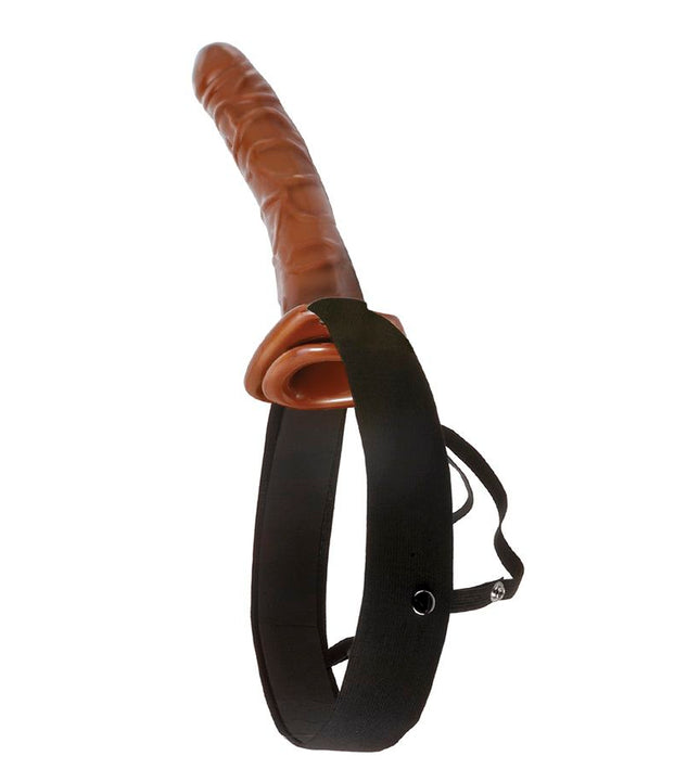 FETISH FANTASY SERIES - CHOCOLATE DREAM HOLLOW STRAP-ON