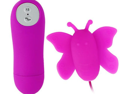 BAILE - LOVE EGGS BUTTERFLY CLITORIS STIMULATOR 12 SPEEDS LILAC REMOTE CONTROL