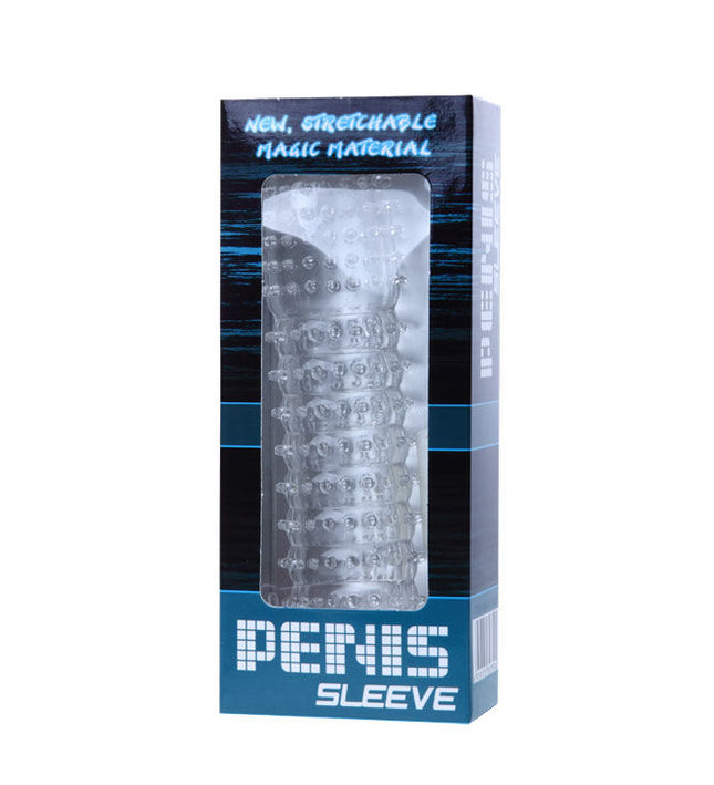 BAILE - PENIS SHEATH WITH STIMULATING POINTS PURPLE 14 CM