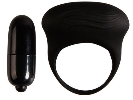 PRETTY LOVE - BERTRAM BLACK VIBRATOR RING