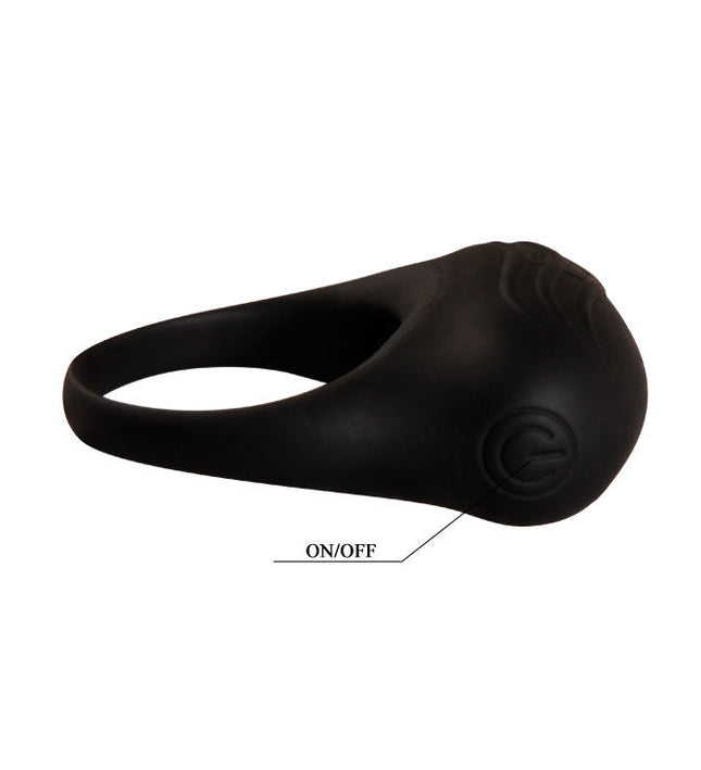 PRETTY LOVE - BERTRAM BLACK VIBRATOR RING