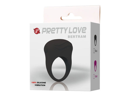 PRETTY LOVE - BERTRAM BLACK VIBRATOR RING