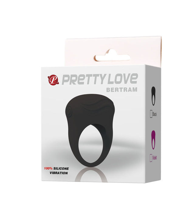 PRETTY LOVE - BERTRAM BLACK VIBRATOR RING