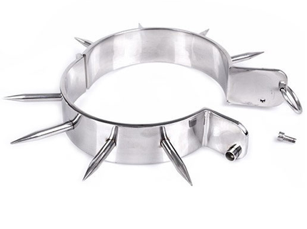 METAL HARD - BDSM SLAVE COLLAR WITH POINTS