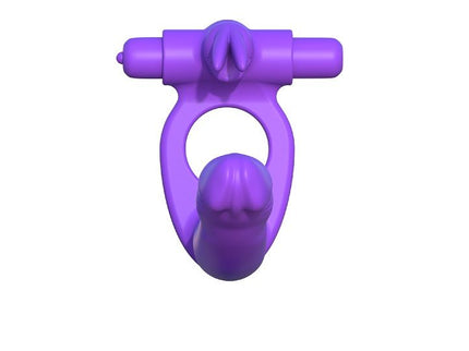 FANTASY C-RINGZ - SILICONE DOUBLE VIBRATOR RABBIT