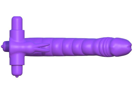 FANTASY C-RINGZ - SILICONE DOUBLE VIBRATOR RABBIT