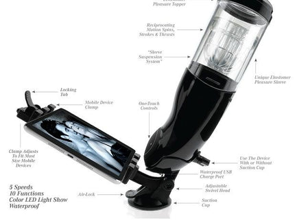 EXTREME TOYZ - PDX MEGA BATOR USB MALE MASTURBATOR VAGINA WHITE