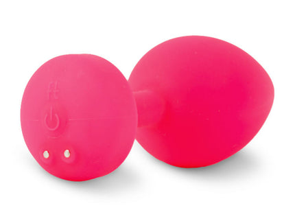 G-VIBE - FUNTOYS GPLUG ANAL RECHARGEABLE VIBRATOR SMALL NEON PINK 3CM