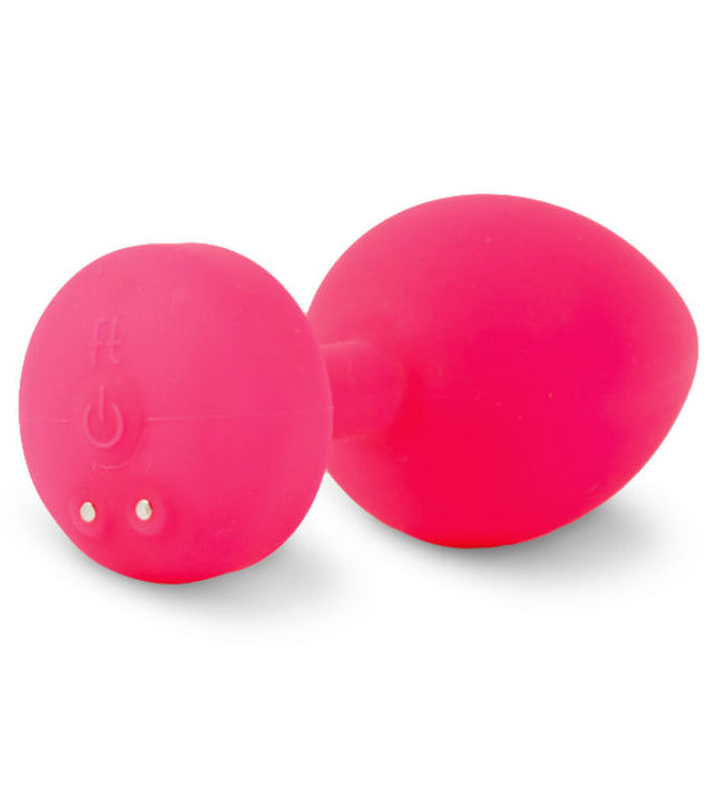 G-VIBE - FUNTOYS GPLUG ANAL RECHARGEABLE VIBRATOR SMALL NEON PINK 3CM