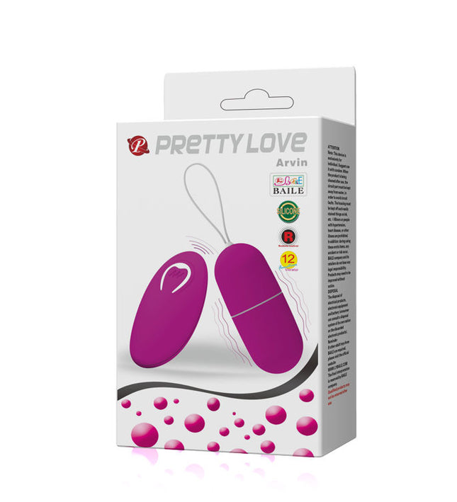 PRETTY LOVE - VIBRATING EGG ARVIN REMOTE CONTROL 12V