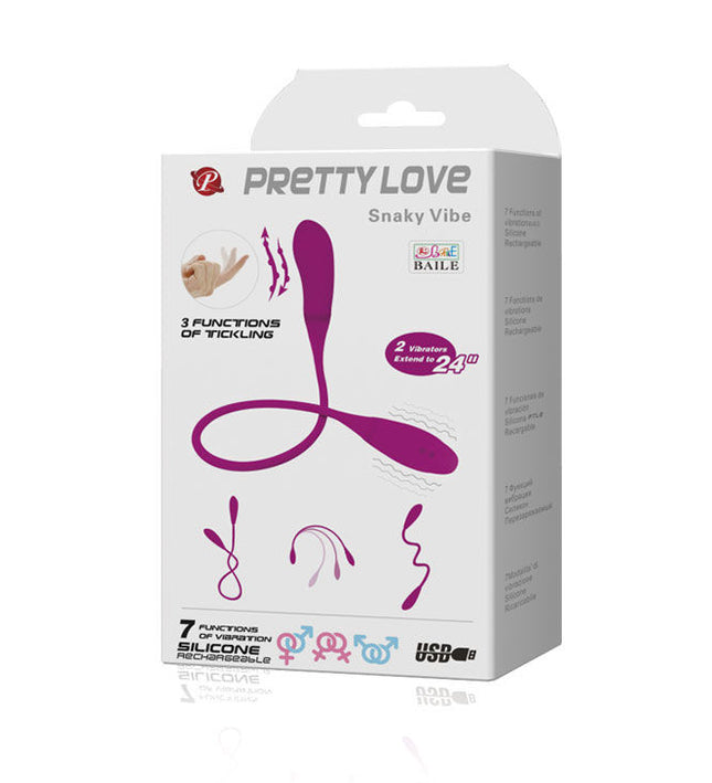 PRETTY LOVE - SMART SNAKY VIBE VIBRATOR 7 V + 3 TICKLING