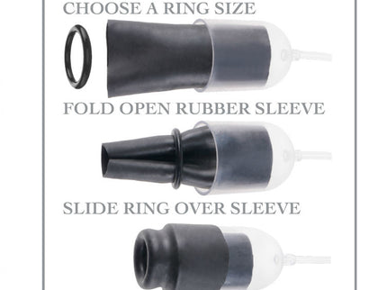 FETISH FANTASY SERIES - SUCTION GLAND SERIES WITH ENHANCING RINGS