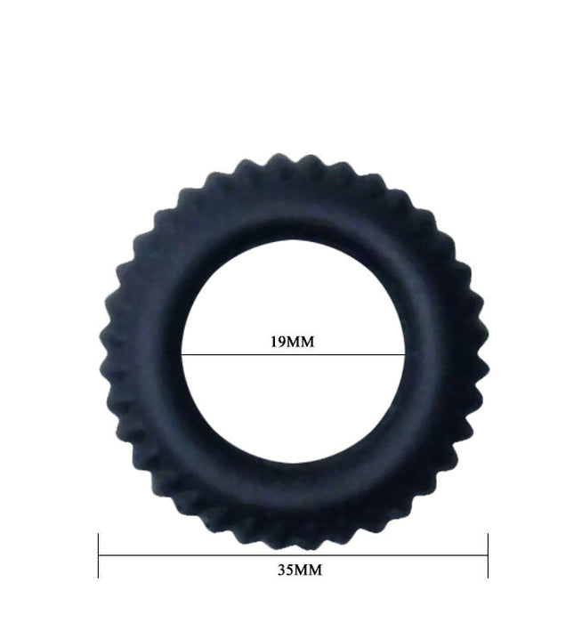 BAILE - TITAN COCKRING BLACK 1.9 CM