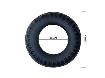 BAILE - TITAN COCKRING BLACK GREEN 2 CM