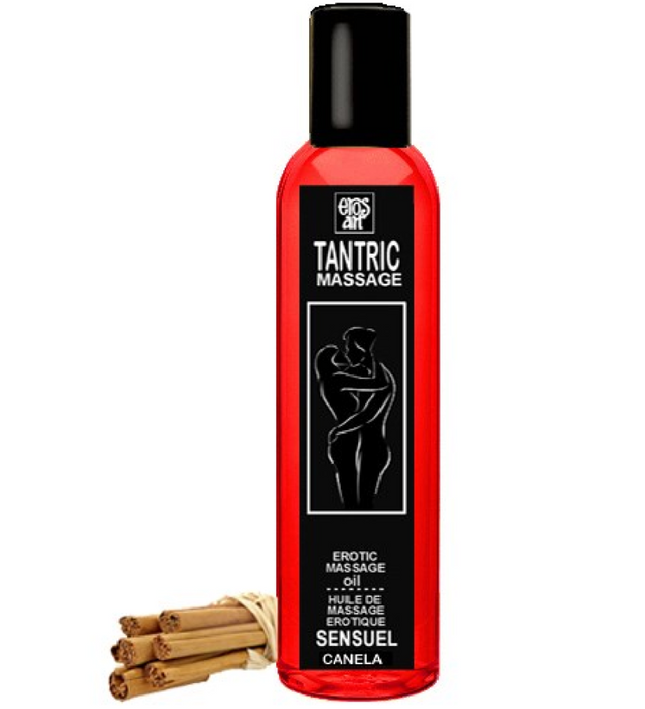EROS-ART - NATURAL TANTRIC MASSAGE OIL AND APHRODISIAC CINNAMON 30 ML