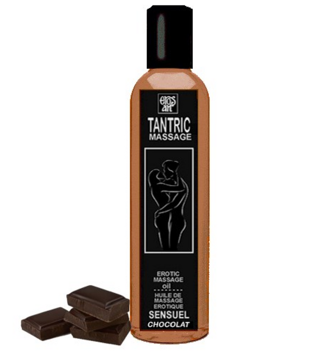 EROS-ART - NATURAL TANTRIC MASSAGE OIL AND CHOCOLATE APHRODISIAC 30 ML