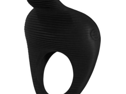 PRETTY LOVE - THIMBLE VIBRATOR RING BLACK