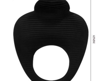 PRETTY LOVE - THIMBLE VIBRATOR RING BLACK