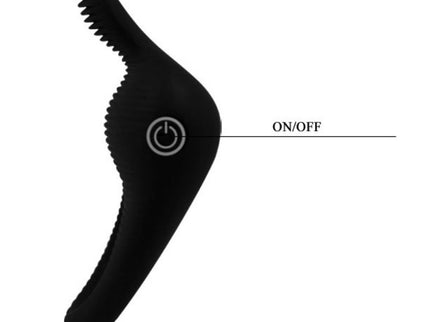 PRETTY LOVE - THIMBLE VIBRATOR RING BLACK