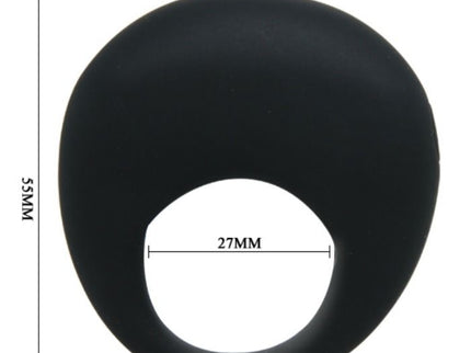 PRETTY LOVE - TRAP VIBRATOR RING BLACK