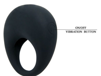 PRETTY LOVE - TRAP VIBRATOR RING BLACK