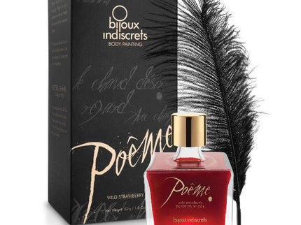 BIJOUX - POEME EDIBLE PAINT WILD STRAWBERRY 50 GR