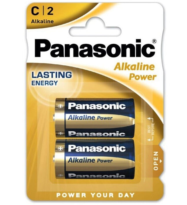 PANASONIC - BRONZE BATTERY C LR14 2 UNITS