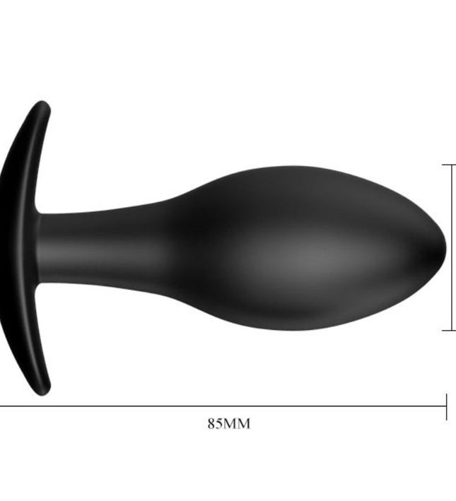 PRETTY LOVE - ANAL PLUG SILICONE ANCHOR 8.5 CM BLACK