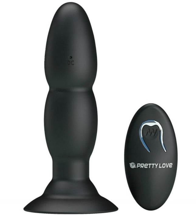 PRETTY LOVE - PLUG VIBRATOR AND ROTATION BY REMOTE CONTROL