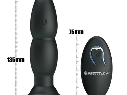 PRETTY LOVE - PLUG VIBRATOR AND ROTATION BY REMOTE CONTROL