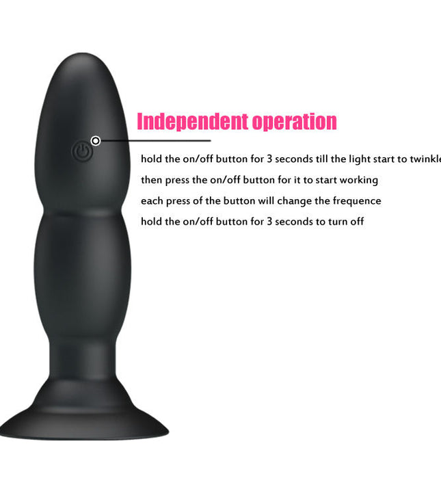 PRETTY LOVE - PLUG VIBRATOR AND ROTATION BY REMOTE CONTROL
