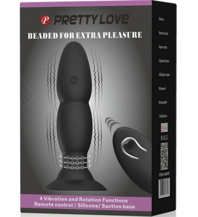 PRETTY LOVE - PLUG VIBRATOR AND ROTATION BY REMOTE CONTROL