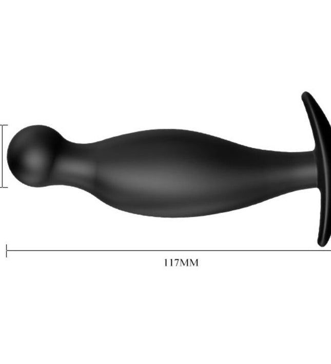 PRETTY LOVE - SILICONE ANAL PLUG 11.7 CM BLACK