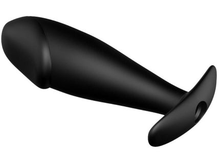 PRETTY LOVE - SILICONE ANAL PLUG PENIS FORM AND 12 VIBRATION MODES BLACK