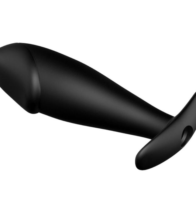 PRETTY LOVE - SILICONE ANAL PLUG PENIS FORM AND 12 VIBRATION MODES BLACK