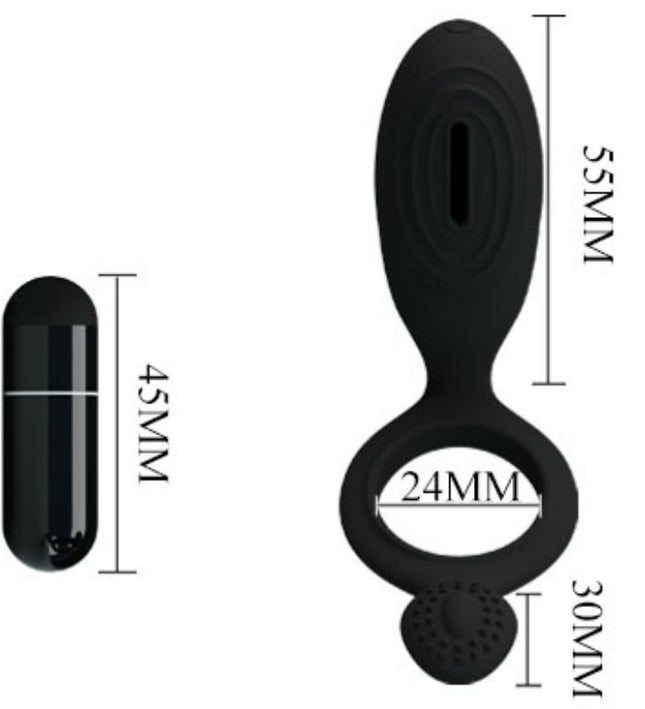 PRETTY LOVE - ETHEL VIBRATING RING WITH STIMULATOR