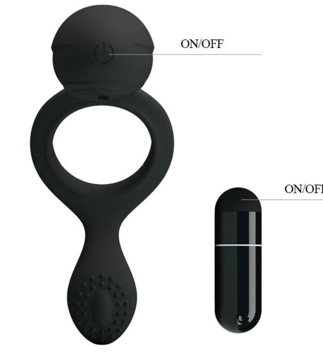 PRETTY LOVE - ETHEL VIBRATING RING WITH STIMULATOR