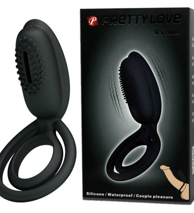 PRETTY LOVE - ESTHER VIBRATING RING WITH STIMULATOR