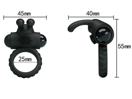 PRETTY LOVE - EUDORA VIBRATING RING WITH STIMULATOR