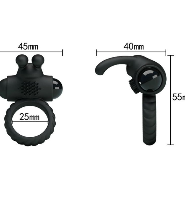 PRETTY LOVE - EUDORA VIBRATING RING WITH STIMULATOR