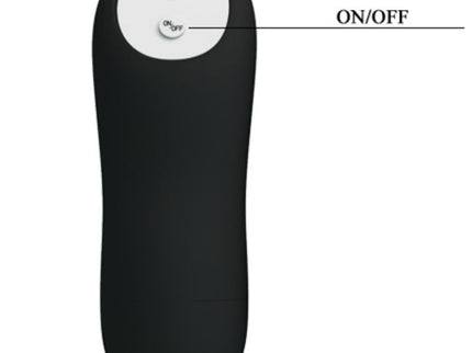 PRETTY LOVE - ANAL PLUG SILICONE EXTRA STIMULATION AND 12 VIBRATION MODES BLACK REMOTE CONTROL