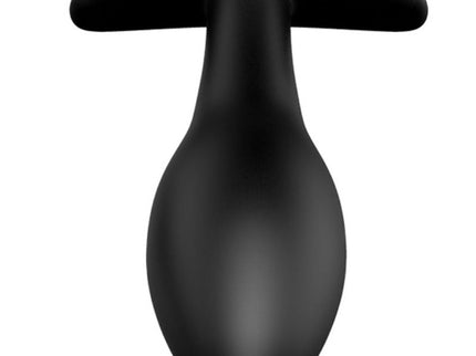 PRETTY LOVE - ANAL PLUG ANCHOR FORM SILICONE 12 VIBRATION MODES BLACK