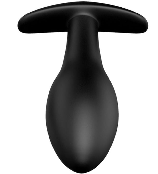 PRETTY LOVE - ANAL PLUG ANCHOR FORM SILICONE 12 VIBRATION MODES BLACK