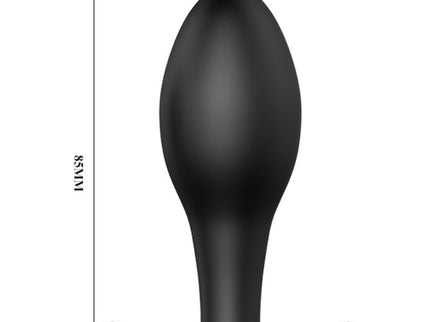PRETTY LOVE - ANAL PLUG ANCHOR FORM SILICONE 12 VIBRATION MODES BLACK