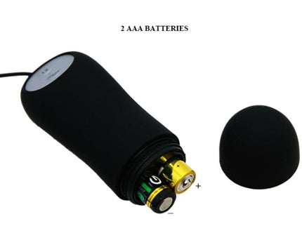 PRETTY LOVE - ANAL PLUG ANCHOR FORM SILICONE 12 VIBRATION MODES BLACK