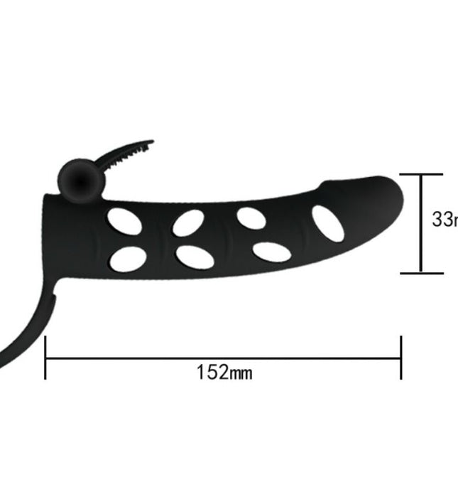 PRETTY LOVE - SILICONE COVER WITH VIBRATION 15.2 CM