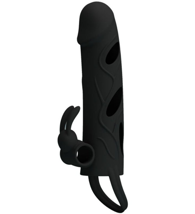 PRETTY LOVE - SILICONE COVER WITH VIBRATION 14 CM 1.0