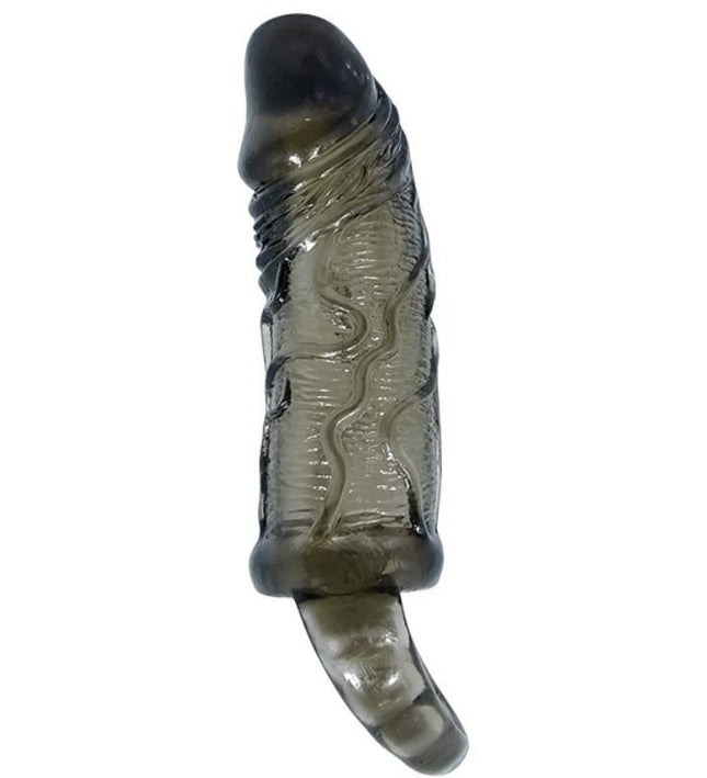 BAILE - PENIS EXTENSION SHEATH WITH STRAP FOR TESTICLES 11.5 CM