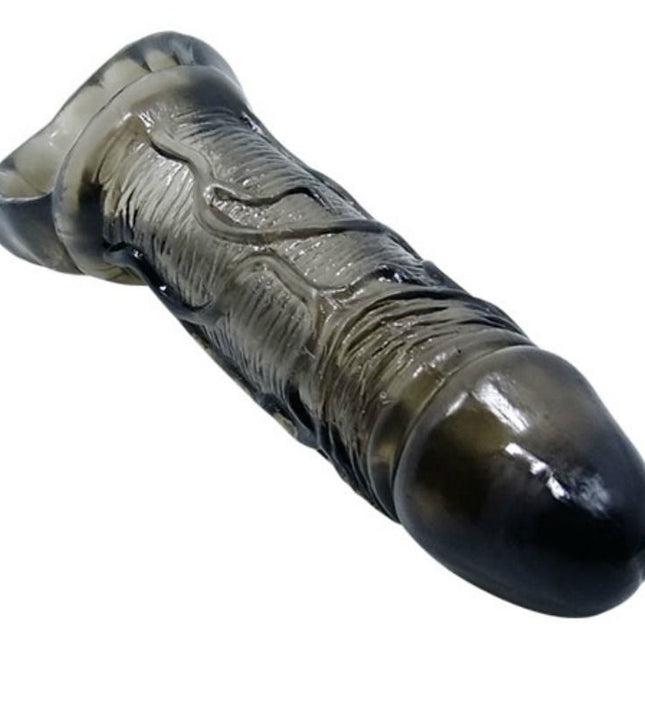 BAILE - PENIS EXTENSION SHEATH WITH STRAP FOR TESTICLES 11.5 CM