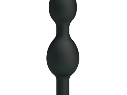 PRETTY LOVE - SILICONE ANAL BALLS 12.5 CM BLACK